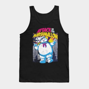 Attack of the Marshmallow - Ghostbusters Tank Top